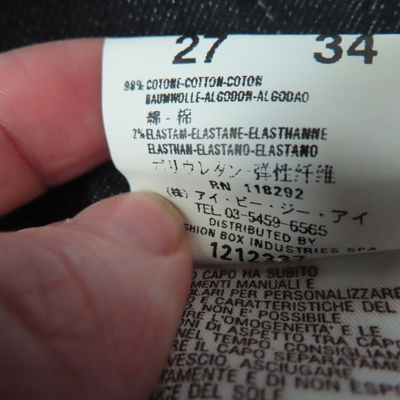 rare Replay 1212337 Womens regina Slim Fit Straight Leg Denim Jeans  27 (25x34) - Picture 7 of 9